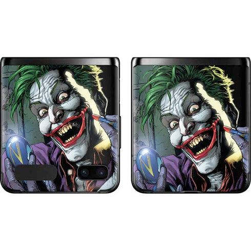 DC Comics The Joker Put on a Smile Galaxy Z Flip Skin