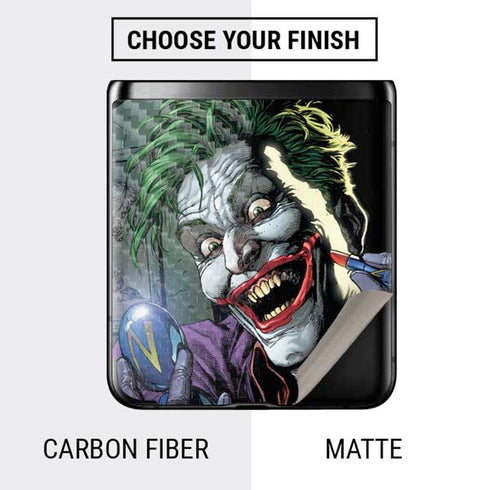 DC Comics The Joker Put on a Smile Galaxy Z Flip Skin