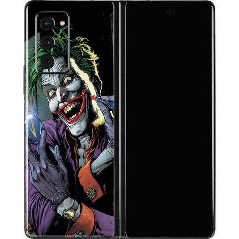 DC Comics The Joker Put on a Smile Galaxy Z Fold2 5G Skin