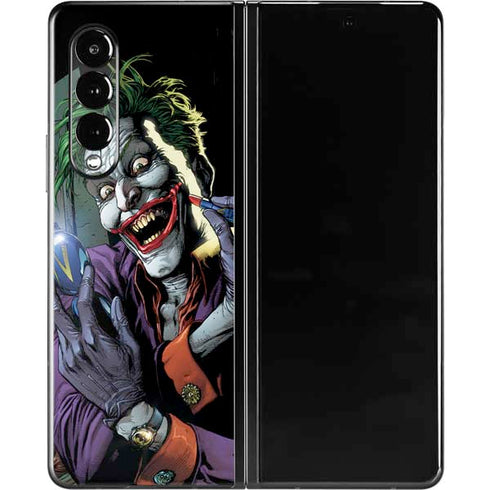 DC Comics The Joker Put on a Smile Galaxy Z Fold3 5G Skin