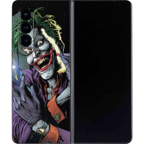 DC Comics The Joker Put on a Smile Galaxy Z Fold4 5G Skin