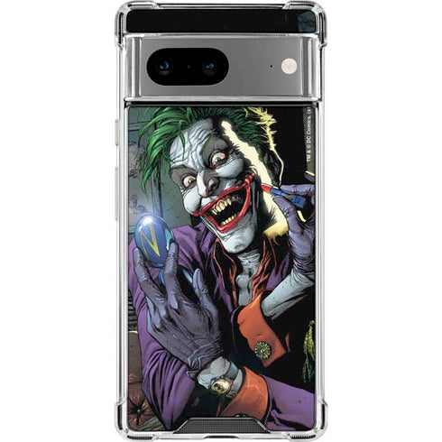 DC Comics The Joker Put on a Smile Google Pixel 8 Clear Case