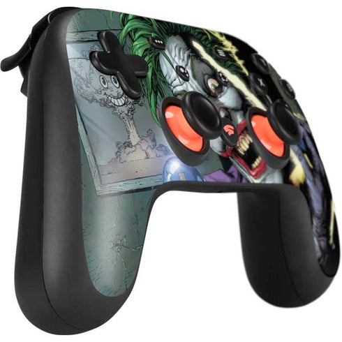 DC Comics The Joker Put on a Smile Google Stadia Controller Skin