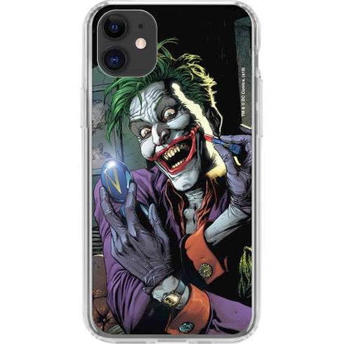 DC Comics The Joker Put on a Smile iPhone 11 Clear Case