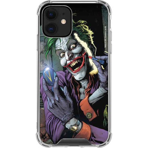 DC Comics The Joker Put on a Smile iPhone 12 Clear Case