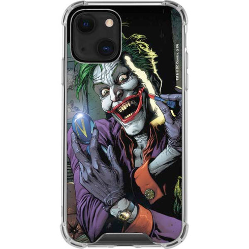DC Comics The Joker Put on a Smile iPhone 13 Mini Clear Case
