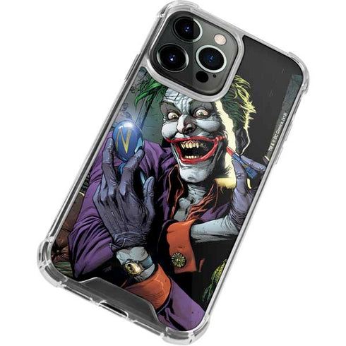 DC Comics The Joker Put on a Smile iPhone 13 Pro Max Clear Case