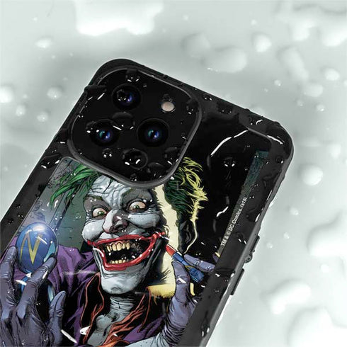 DC Comics The Joker Put on a Smile iPhone 14 Pro Max Waterproof Case