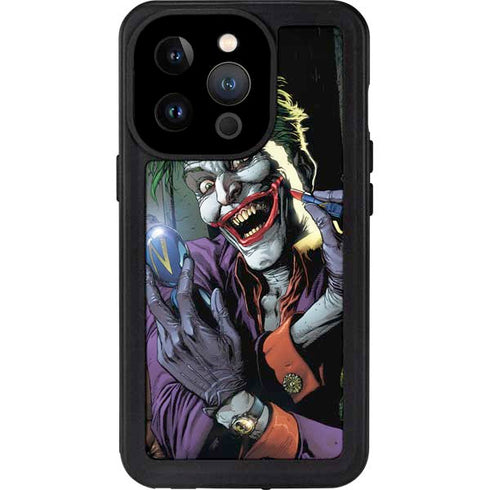 DC Comics The Joker Put on a Smile iPhone 14 Pro Waterproof Case