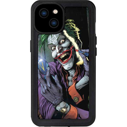 DC Comics The Joker Put on a Smile iPhone 15 Plus Waterproof Case