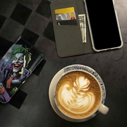 DC Comics The Joker Put on a Smile iPhone 15 Pro Max Folio Case