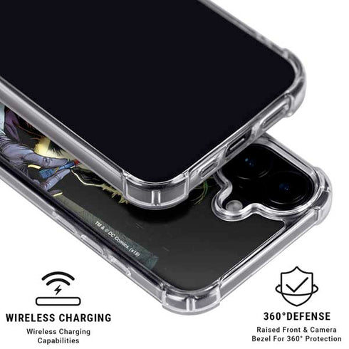 DC Comics The Joker Put on a Smile iPhone 16 Clear Case