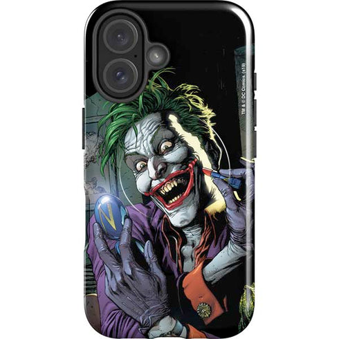 DC Comics The Joker Put on a Smile iPhone 16 Magsafe Impact Case