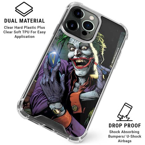 DC Comics The Joker Put on a Smile iPhone 16 Pro Clear Case