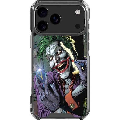 DC Comics The Joker Put on a Smile iPhone 18 Pro Max Clear Case