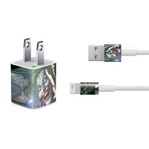 DC Comics The Joker Put on a Smile iPhone Charger (5W USB) Skin