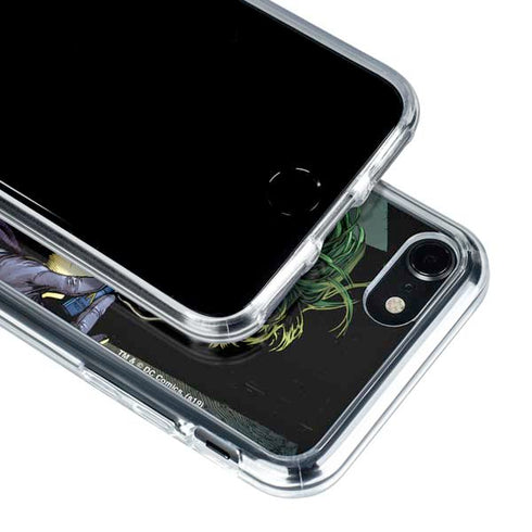 DC Comics The Joker Put on a Smile iPhone SE (2nd & 3rd Gen) Clear Case