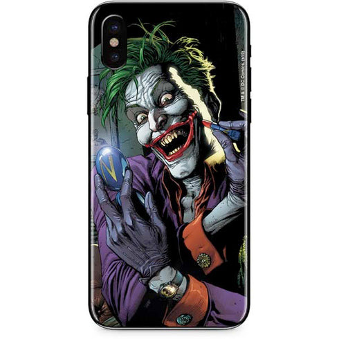 DC Comics The Joker Put on a Smile iPhone X Skin