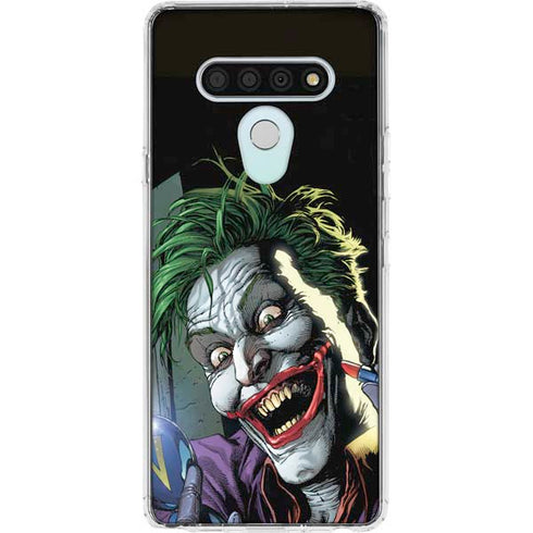 DC Comics The Joker Put on a Smile LG Stylo 6 Clear Case