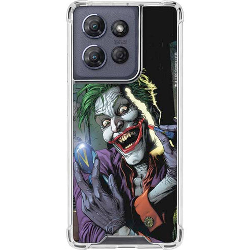 DC Comics The Joker Put on a Smile Moto G 5G (2025) Clear Case