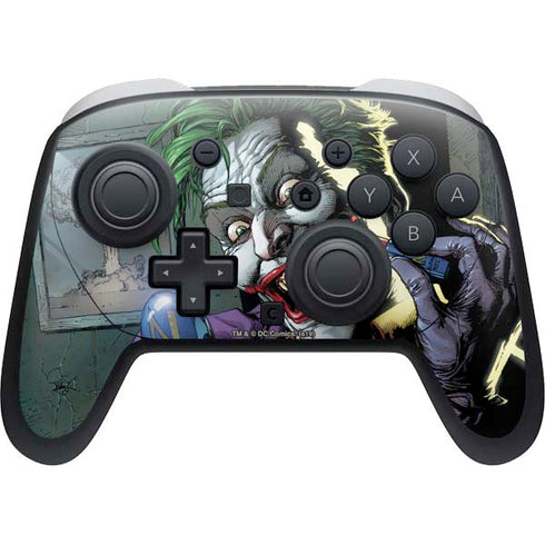 DC Comics The Joker Put on a Smile Nintendo Switch 2 (2025) Pro Controller Skin