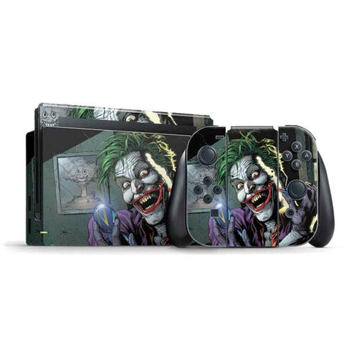 DC Comics The Joker Put on a Smile Nintendo Switch Bundle Skin