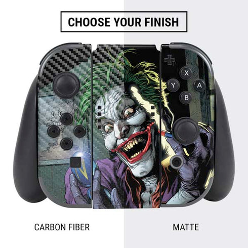 DC Comics The Joker Put on a Smile Nintendo Switch Bundle Skin