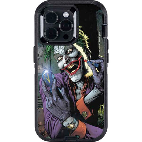 DC Comics The Joker Put on a Smile Otterbox Defender iPhone Skin