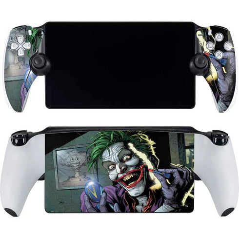 DC Comics The Joker Put on a Smile PlayStation Portal Remote Player Skin