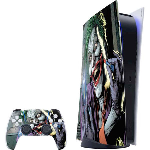 DC Comics The Joker Put on a Smile PlayStation PS5 Skins