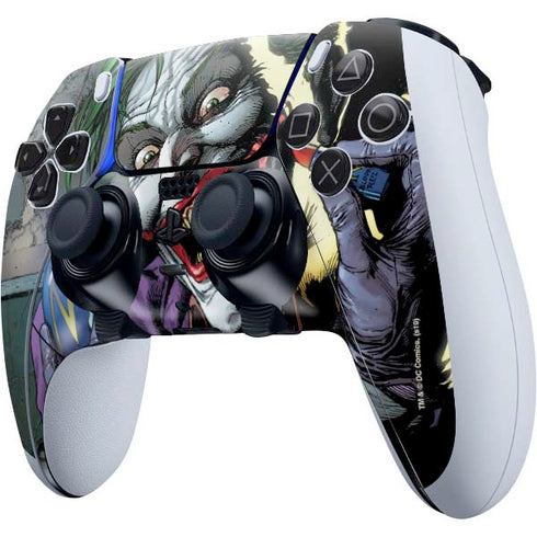 DC Comics The Joker Put on a Smile PS5 DualSense Edge Pro Controller Skin