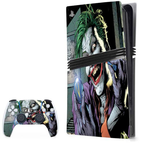 DC Comics The Joker Put on a Smile PS5 Pro Bundle Skin