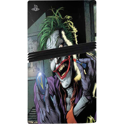 DC Comics The Joker Put on a Smile PS5 Pro Disk Bundle Skin