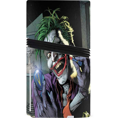 DC Comics The Joker Put on a Smile PS5 Pro Disk Console Skin