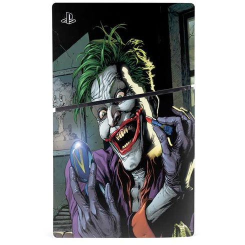 DC Comics The Joker Put on a Smile PS5 Slim Digital Edition Bundle Skin