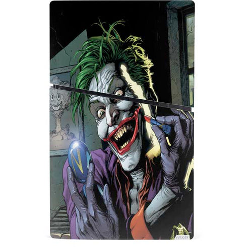 DC Comics The Joker Put on a Smile PS5 Slim Digital Edition Console Skin