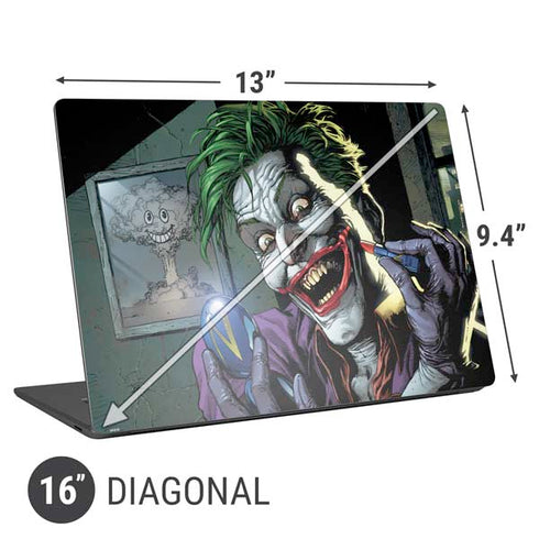 DC Comics The Joker Put on a Smile Universal Laptop 16in (13 x 9.4in) Skin