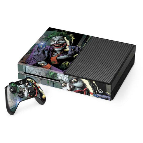 DC Comics The Joker Put on a Smile Xbox One Console and Controller Bundle Skin