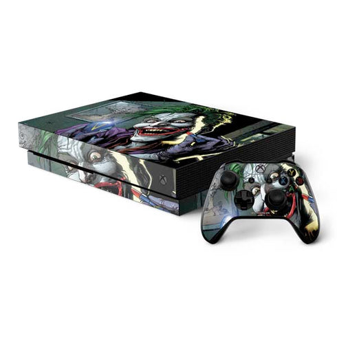 DC Comics The Joker Put on a Smile Xbox One X Bundle Skin