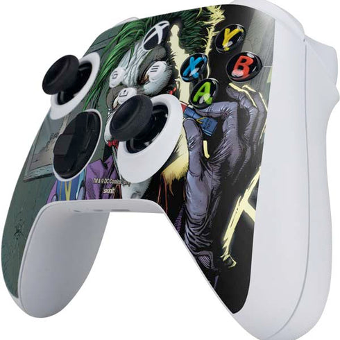DC Comics The Joker Put on a Smile Xbox Series S Controller Skin