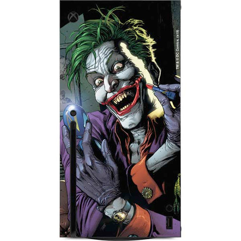 DC Comics The Joker Put on a Smile Xbox Series X Console Skin