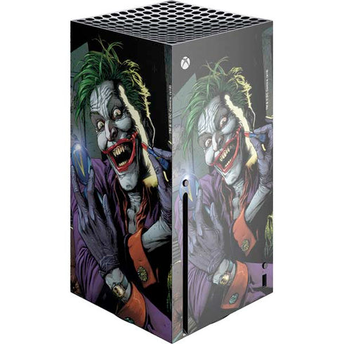 DC Comics The Joker Put on a Smile Xbox Series X Console Skin