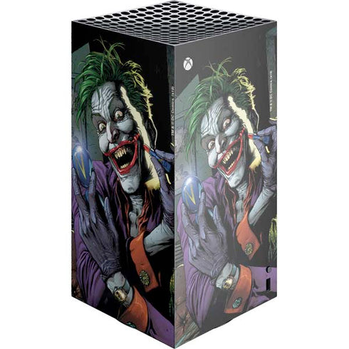 DC Comics The Joker Put on a Smile XBox Series X Digital Edition Console Skin