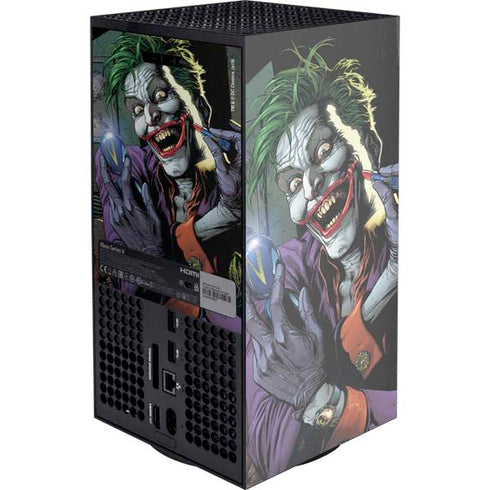 DC Comics The Joker Put on a Smile XBox Series X Digital Edition Console Skin