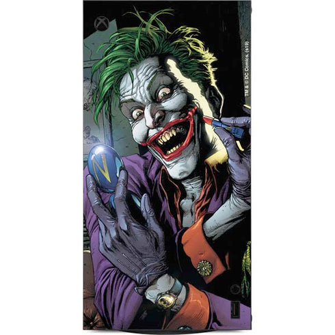 DC Comics The Joker Put on a Smile XBox Series X Digital Edition Console Skin