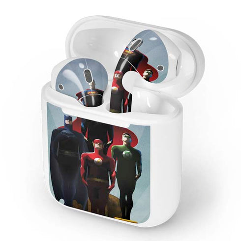 Justice League Standing Pose Team Apple AirPods Skin