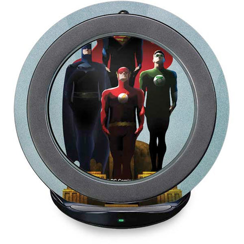 Justice League Standing Pose Team Fast Charge Wireless Charging Stand Skin