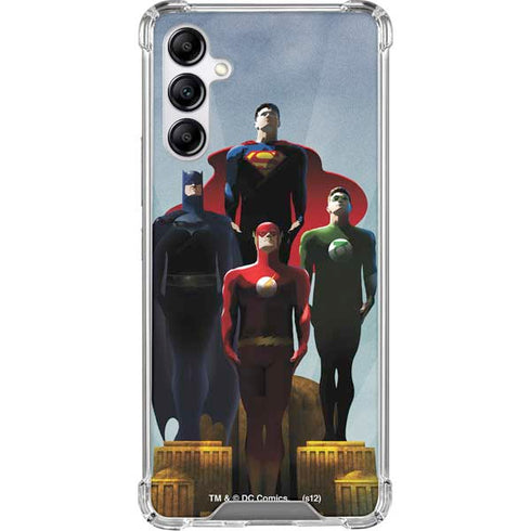 Justice League Standing Pose Team Gabb Phone 4 Clear Case