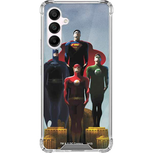 Justice League Standing Pose Team Galaxy A16 5G Clear Case