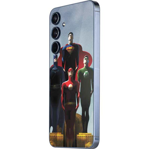 Justice League Standing Pose Team Galaxy A55 5G Skin